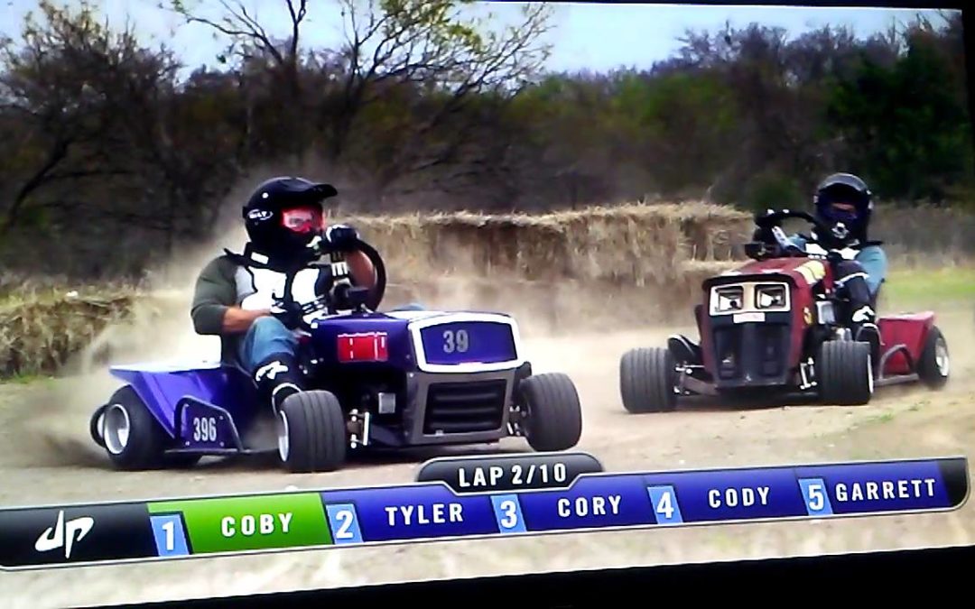WATCH: STA-BIL Lawn Mower Racing Set To Mow on CMT’s ‘Dude Perfect’ Show